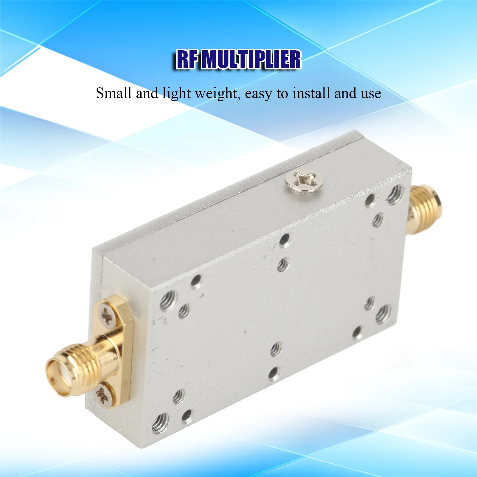 ตัวคูณความถี่แบบคู่ อลูมิเนียมอัลลอยด์ 4‑8GHz อินพุต 8‑16GHz เอาต์พุต