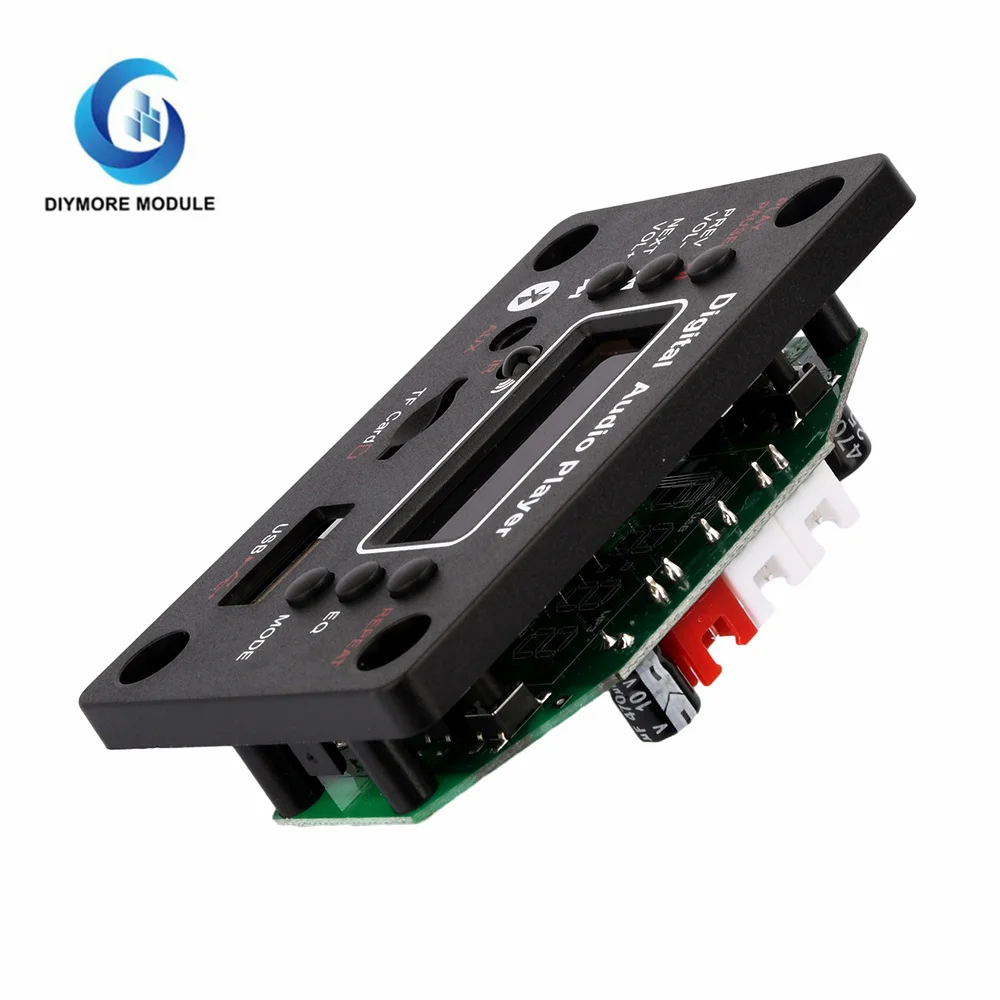 DC7-25V Audio Decoder Board Color Screen Digital Display Car MP3 Bluetooth 5.0 FM APE FLAC Decoder Board Support FM USB SD