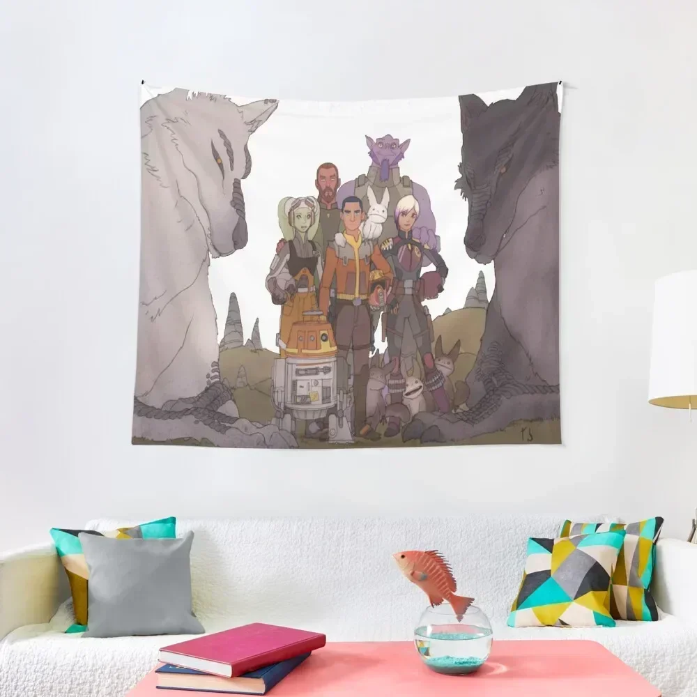 

Spectres Mural Tapestry Anime Decor Bathroom Decor Room Decorations Aesthetics Tapestry