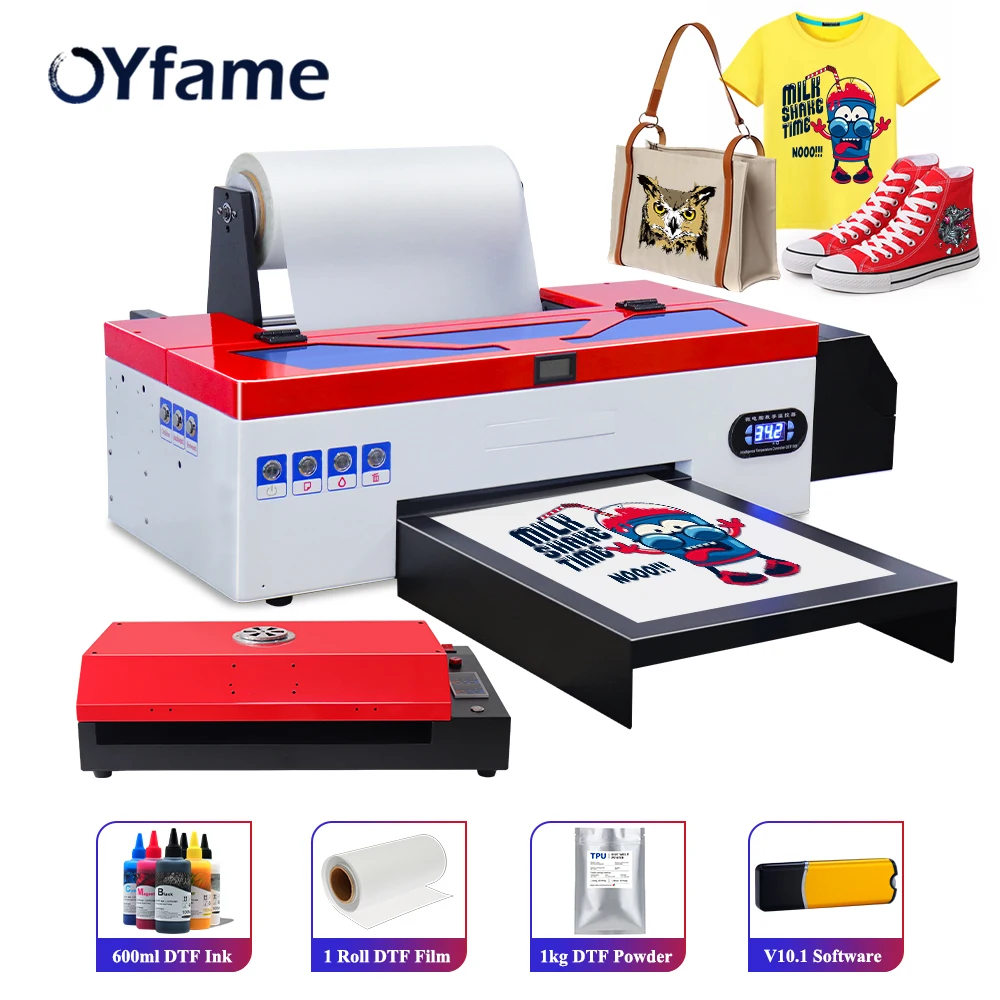 

OYfame DTF Printer A3 For Epson L1800 Trasnfer Film Pinter A3 impresora dtf Directly To Film for A3 t shirt printing machine