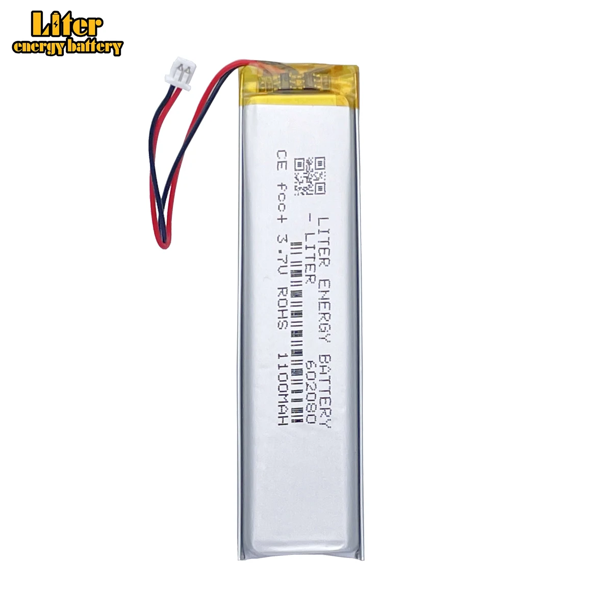 3.7V wbudowany pasek polimerowy w kształcie 602080 1100mah bateria litowa o dużej pojemności do Mp4 Mp5