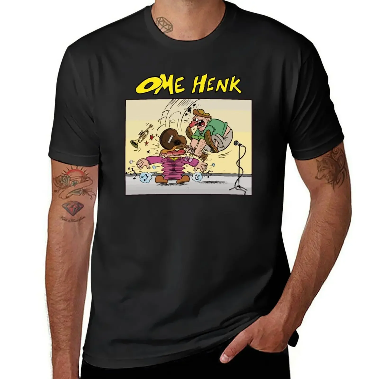 Ome Henk on Stage T-Shirt graphic t shirts summer top fruit of the loom mens t shirts