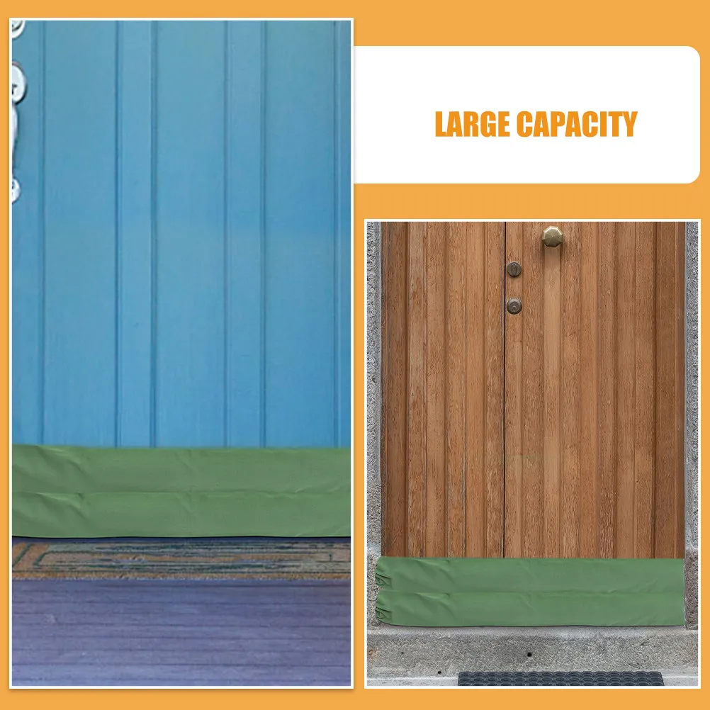 2 pcs Reusable Canvas Sandbags Flood Barrier Control Garage Basement Halloween Christmas New Year Flood Control Barrier Heavy