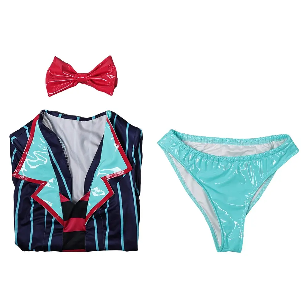 زي تنكري لفندق كرتون من Vox Hazbin ، زي فانتازيا ، ملابس داخلية مثيرة للنساء البالغات ، سترة تنكرية ، ملابس هالوين ، بدلة كرنفال