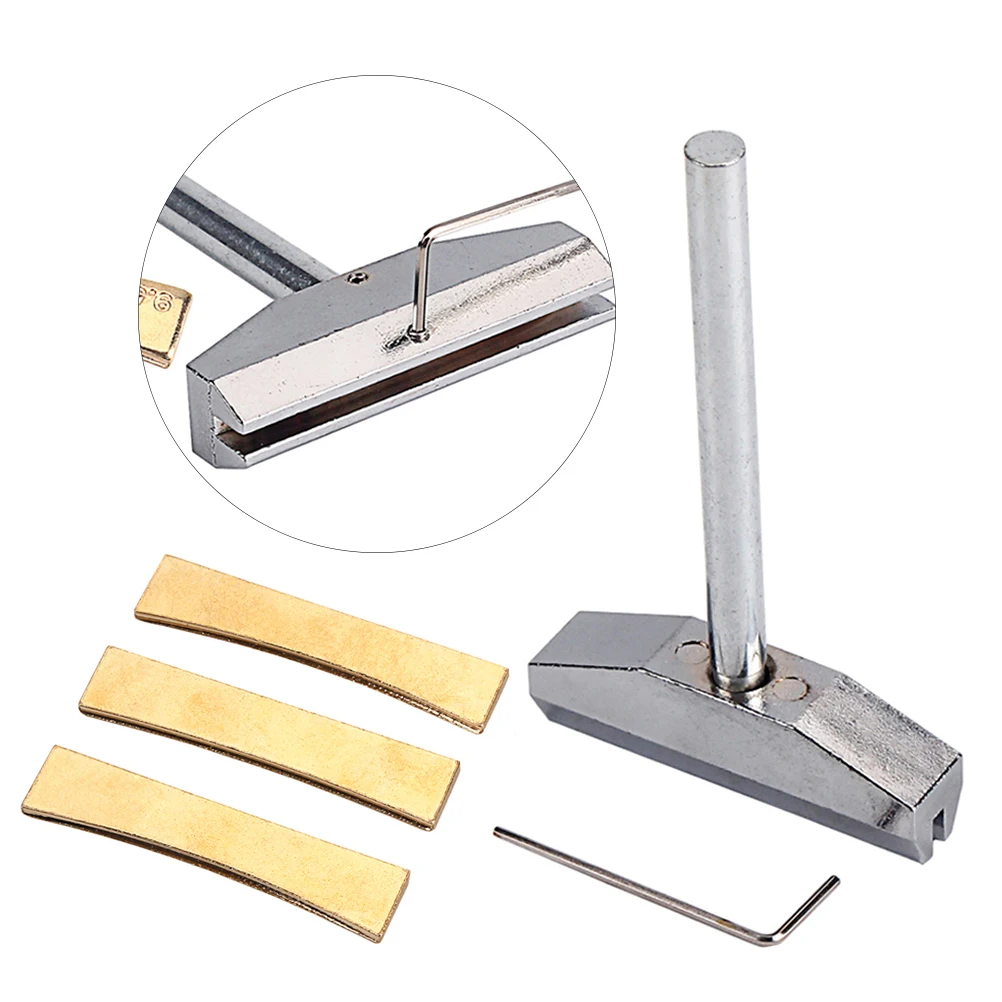 

R151 3 Electric Guitar Bass Repair Tool Press Caul Inserts Carbon Steel Fretboard Press Caul Musical Instrument Accessory