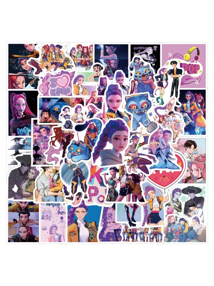 AliExpress Bandai 55/110pcs K-Pop Anime Waterproof Cartoon Stickers Animation Movie Decals DIY Laptop Car Bike Graffiti Decoration Gift In Stock