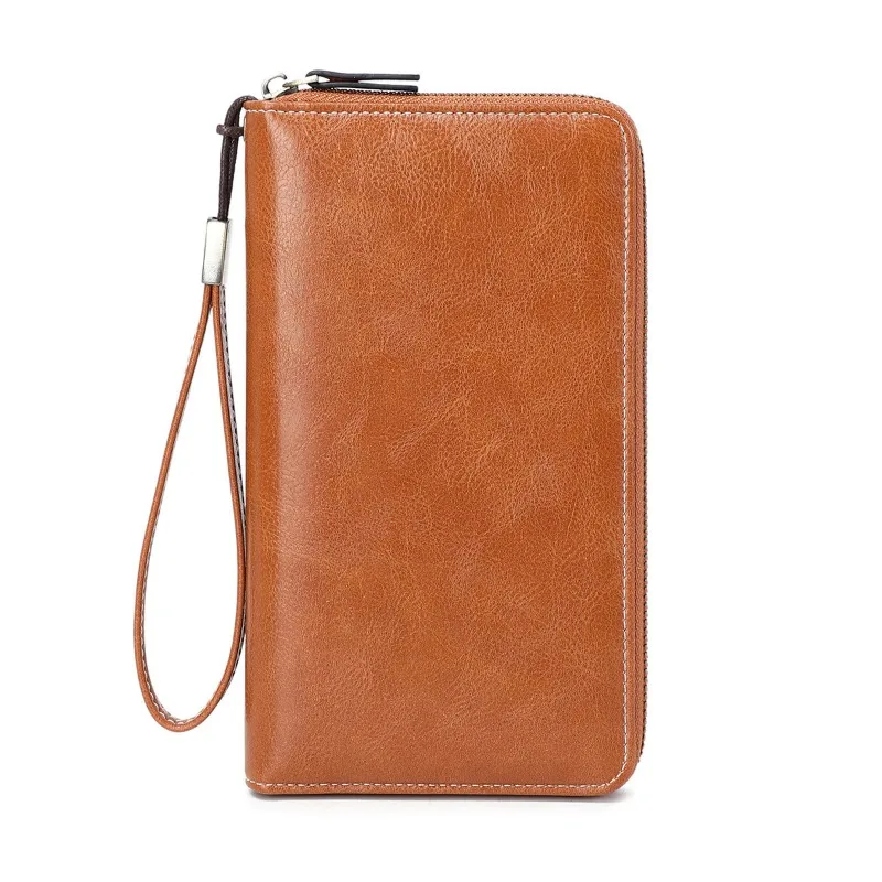 Women Long Wallet RFID Blocking PU Leather Card ID Holders Bag Clutch Coin Purse Female Wallet Card Holder Lady Vintage Clutch