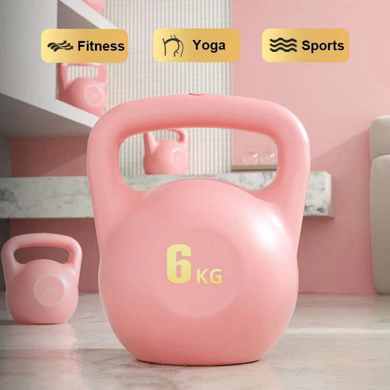 PE Water-Filled Kettlebell Women\'s Yoga Hip Training Hip Squat Sports Kettlebell Men\'s Fitness Home Weight-Bearing Kettlebell