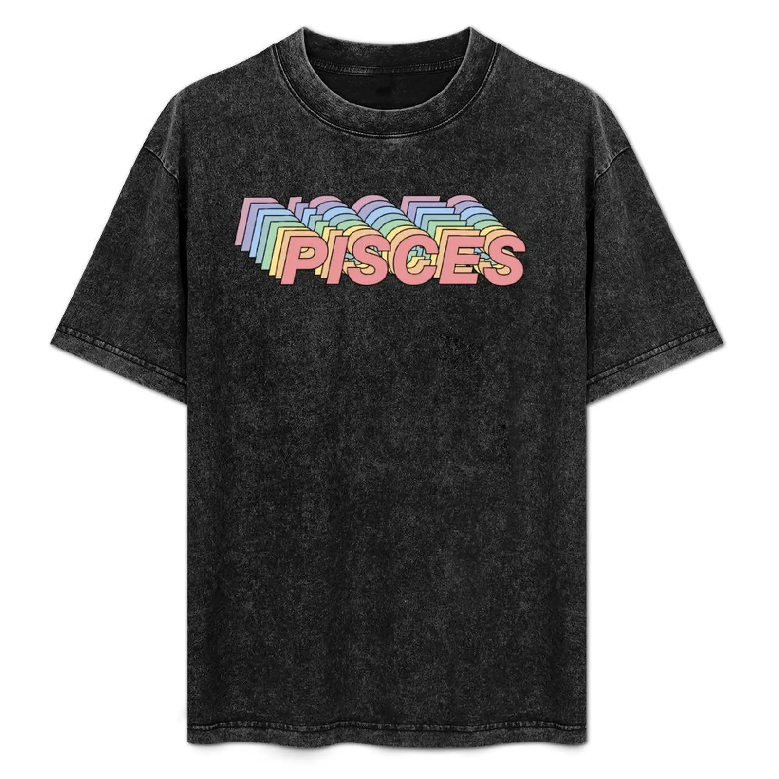 

PISCES rainbow T-Shirt Dry Fit Athletic Short Sleeve Shirt