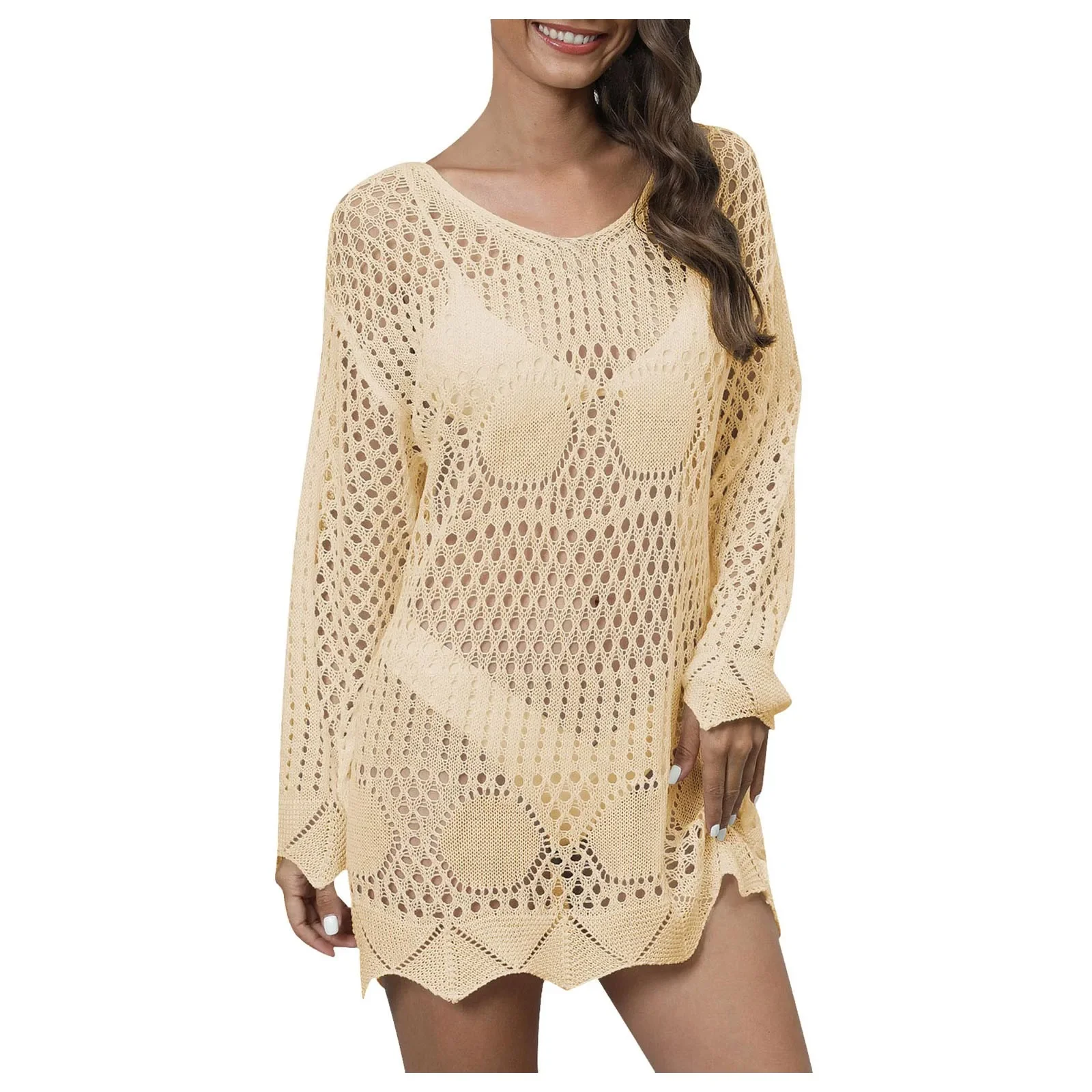 

Купальники, одежда, женская пляжная блузка, женские сексуальные кружевные ремешки, длинный солнцезащитный кардиган, летняя одежда, женские Trajes De BañO Mujer