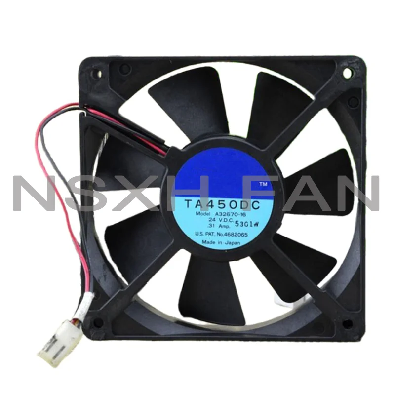 

TA450DC A32670-16 24V 0.31A 12025 12CM 2WIRES FAN