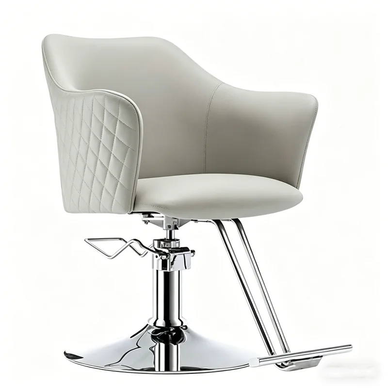 Wholesale Eco-Friendly Portable Leather Foldable Height Adjustable Modern Design Heavy-Duty Hydraulic Pump Base Chair Barber