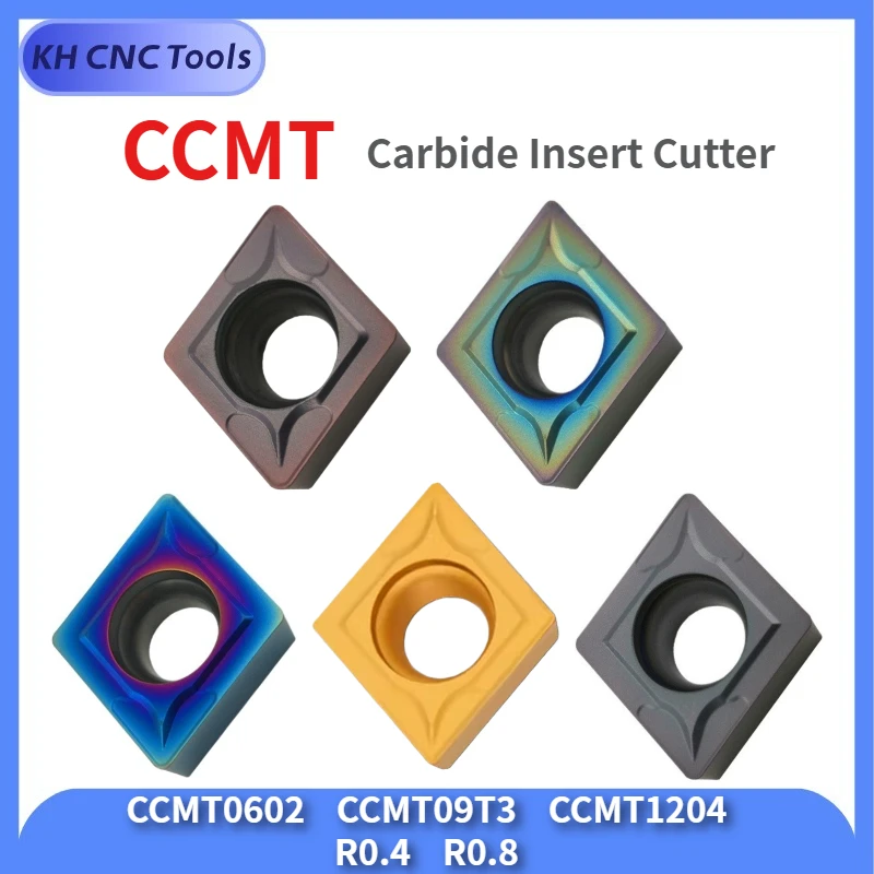 

CCMT Carbide Insert Cutter CCMT060204 CCMT060208 CCMT09T304 CCMT09T308 CCMT120404 CCMT120408 LF6018 CNC Lathe Turning Tool
