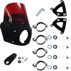 Motorcycle DS RW 11'' Headlight Fairing with 39mm Clamps for Harley Sportster 883 2011-2022