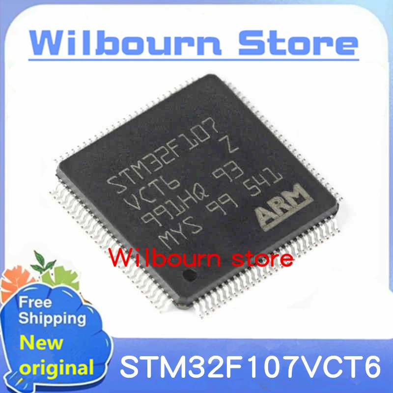 5PCS/LOT STM32F107VCT6 STM32F107 VCT6 LQFP100 100% New original