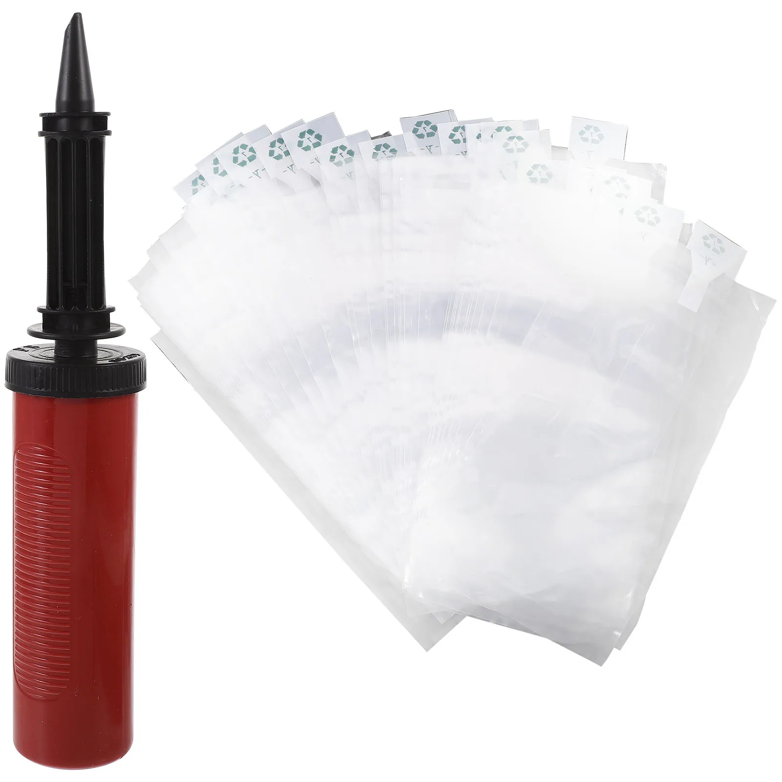 

1 set 10x20cm Inflatable Air Pillows Buffer with Pump Random Color Waterproof Wear Resistant Packing Supplies