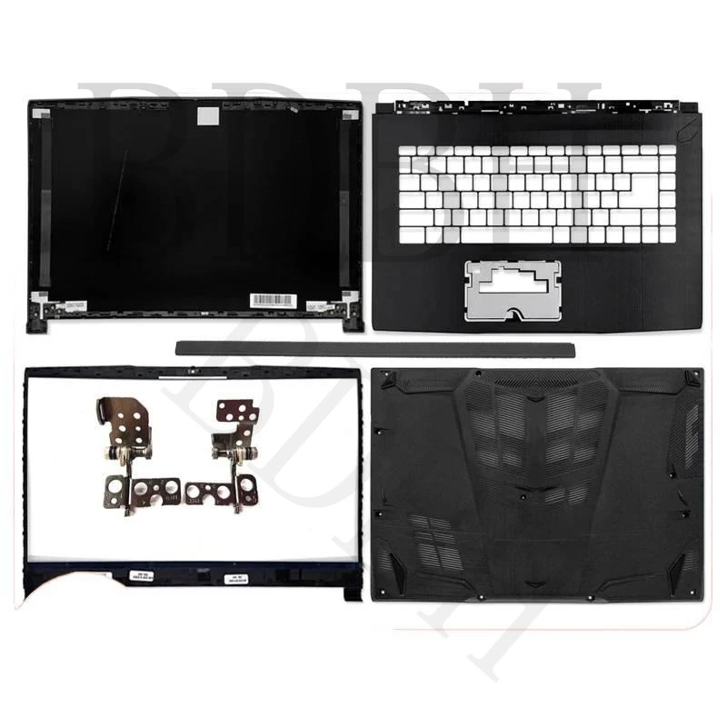 For MSI GF65 Thin GF65VR 9SE 9SD 9SEXR MS-16W1 MS-16W2 Laptop LCD Back Cover Front Bezel Palmrest Bottom Case Replacement