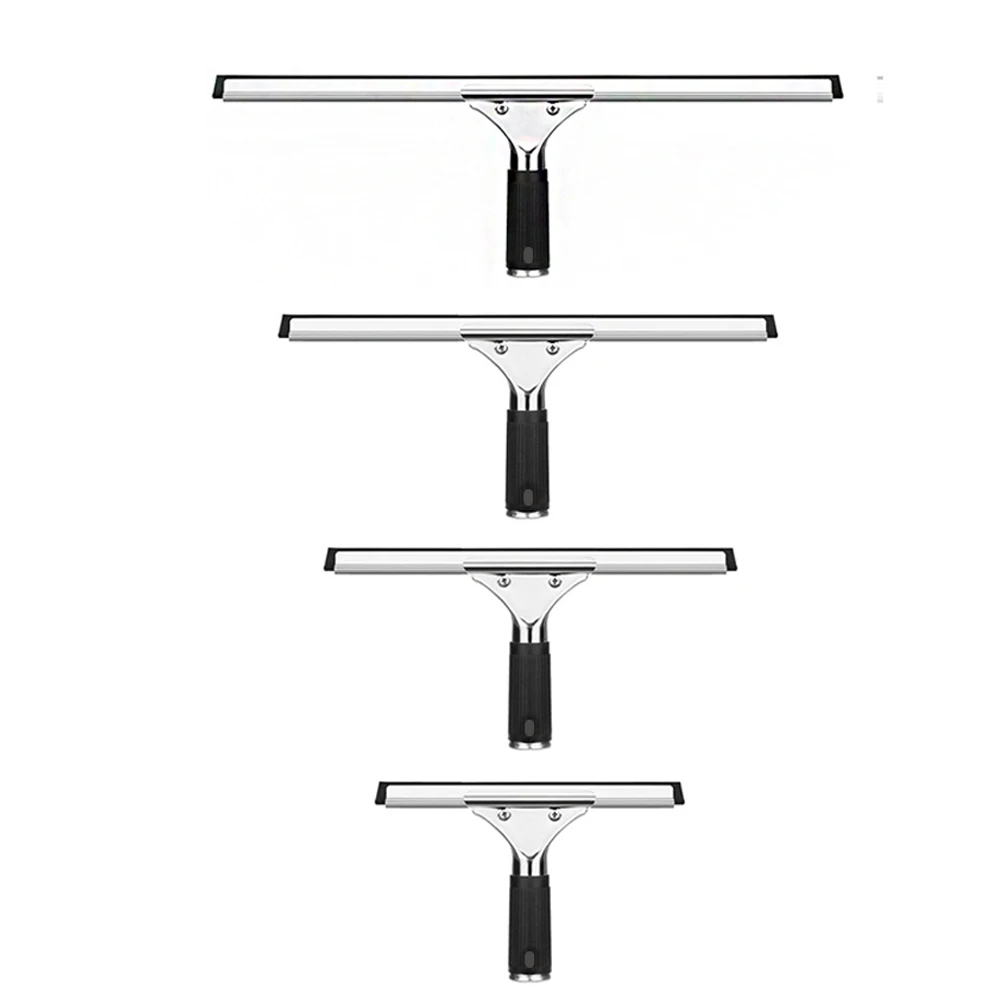 Limpiador de vidrio para el hogar, espátula limpiacristales de 15/25/35/45cm para ducha, baño, limpieza de ventanas, escobilla de goma, limpiaparabrisas de agua, B53