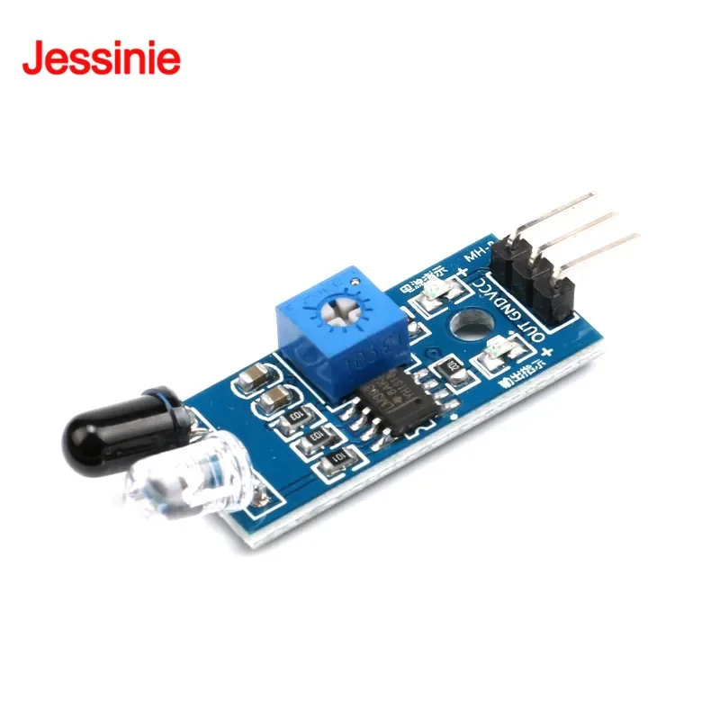 5pcs/1pc MH-B IR Infrared Obstacle Avoidance Sensor Module for Arduino Smart Car Robot 3-Wire Reflective Photoelectric