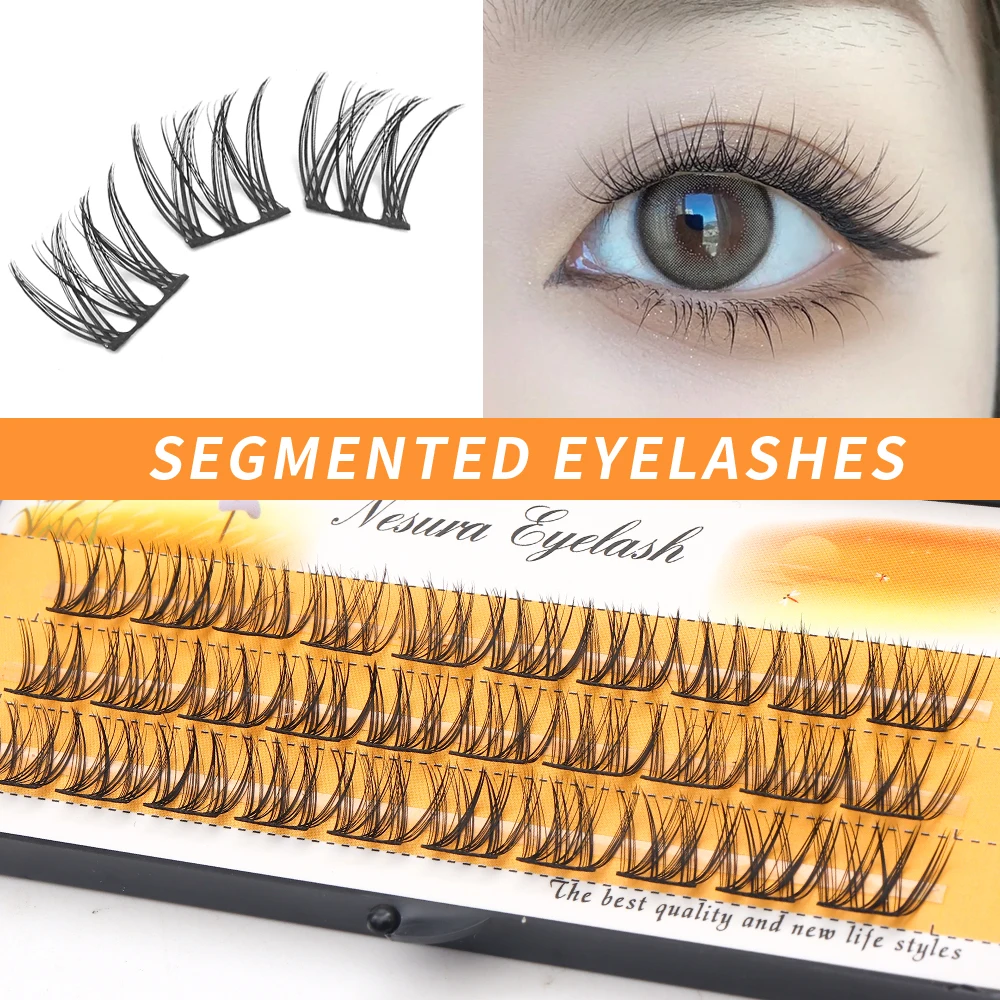 Grafting World Three Fishtail Natural Simulation Thick And Soft Extending Natural Intersection Beauty False Eyelashes