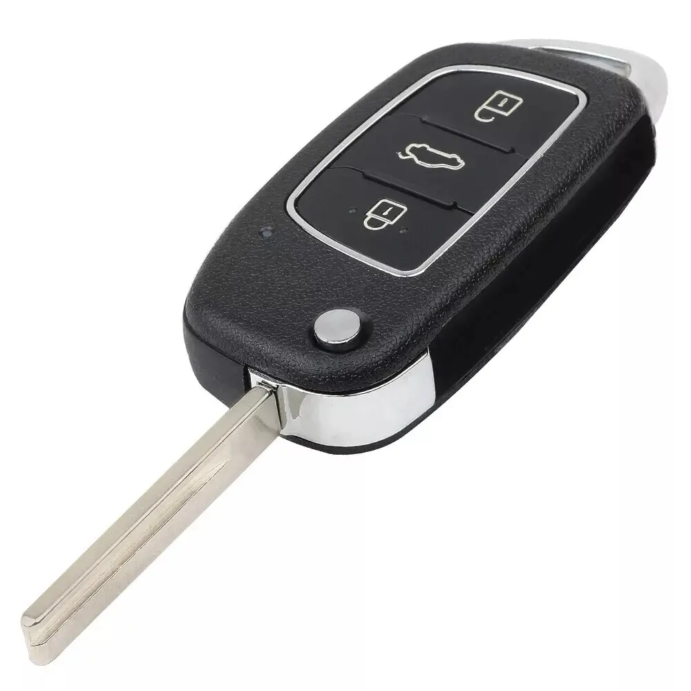 KEYECU 95430-1RAA1 95430-1RAB1 Remote Key Fob for Hyundai Accent SB11 Solaris RKE-4F08 2013 2014 2015 2016 2017 433MHz