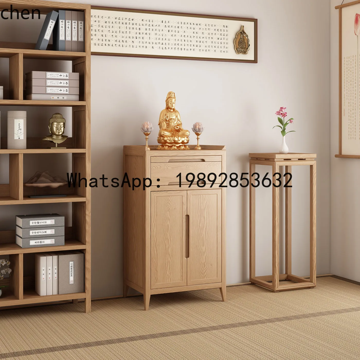 FG-27 new Chinese style Guan Gong table incense table small Buddha Buddha table Gongtai modern simple God of Wealth