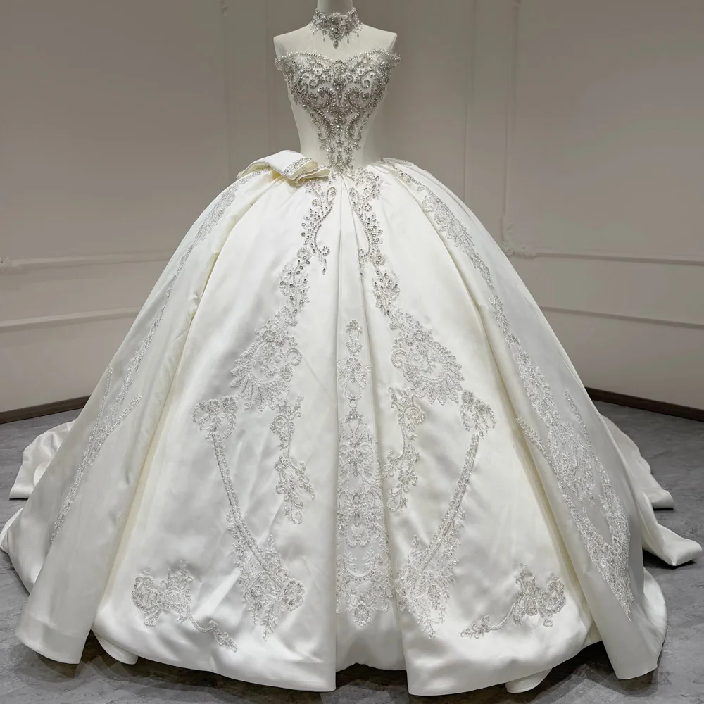 

Свадебное платье «Сладкая сердечка» с индивидуальным дизайном, шнуровкой на спине, вышивкой и кристаллами, модель 2026 года, Vestido De Casamento