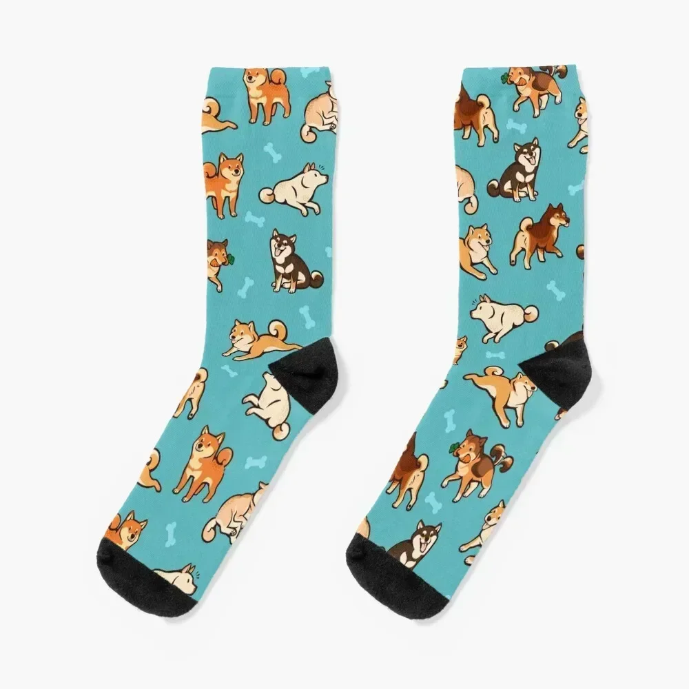 

shibes in blue Socks Wholesale kids Sports man Socks For Women Men's