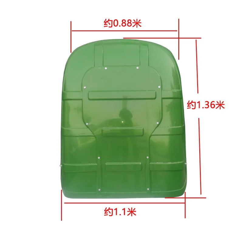 Tractor Plastic Awning with Frame Windshield Simple Top