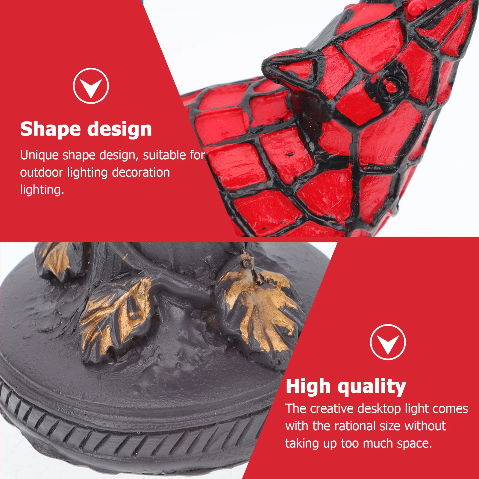 

Red Bird Table Light Unique Vintage Resin Craft Design Creative Desktop Lamp for Home Decor Delicate Artistic Night Light