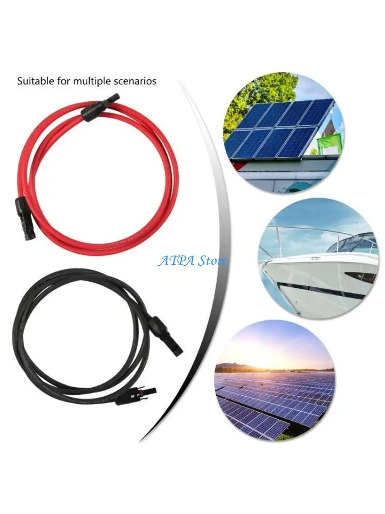 

U13C Solar Extension Cable 10AWG Insulated Panel Wire Photovoltaic
