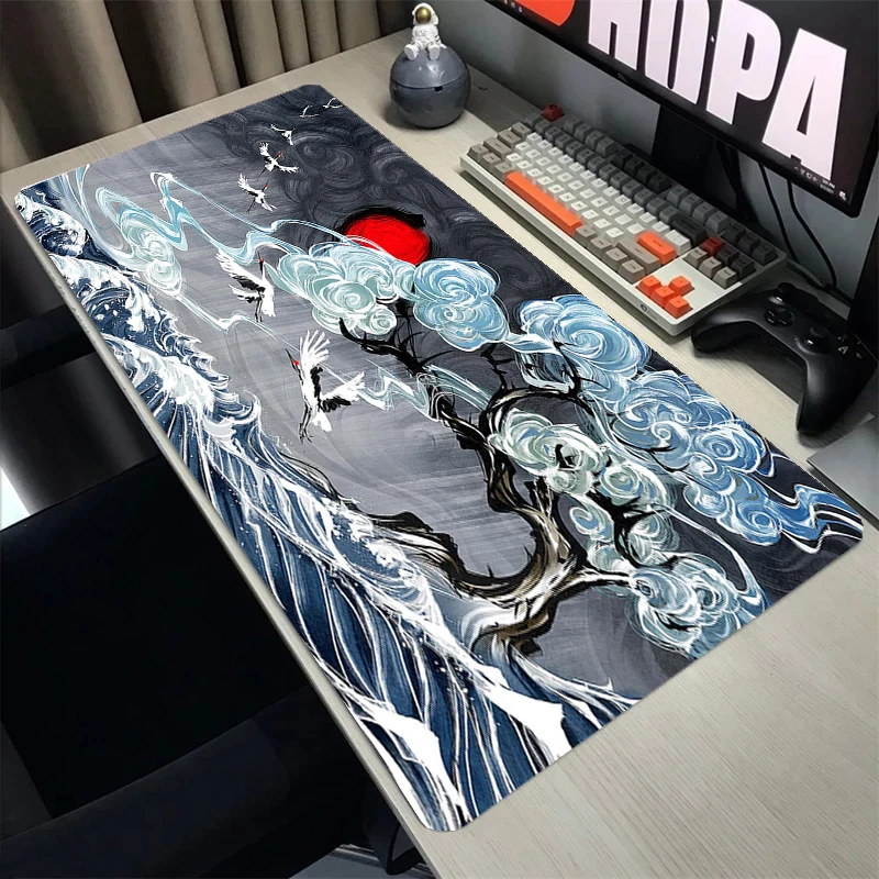 

Great Wave Off Large Mouse Pad Gaming Accessories Keyboard For Computers Mousepad Anti-slip speed Mouse Mat Notebook Carpets