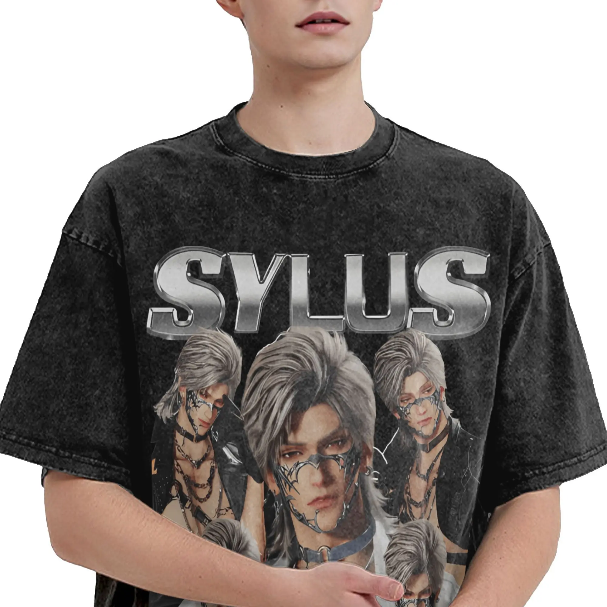 Gojo Sylus Girl Dinner Zayne Love Deepspace Camisetas soltas Camiseta popular para homens verão Y2K Camisetas casuais básicas