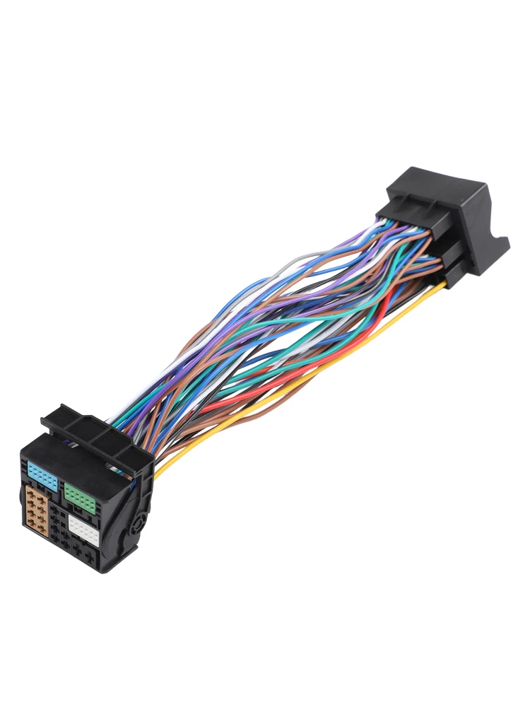 BLACK for mqb Extension Cable Quadlock Connector Snap-in Socket for custom Color Options Car Installation For A4 for b9