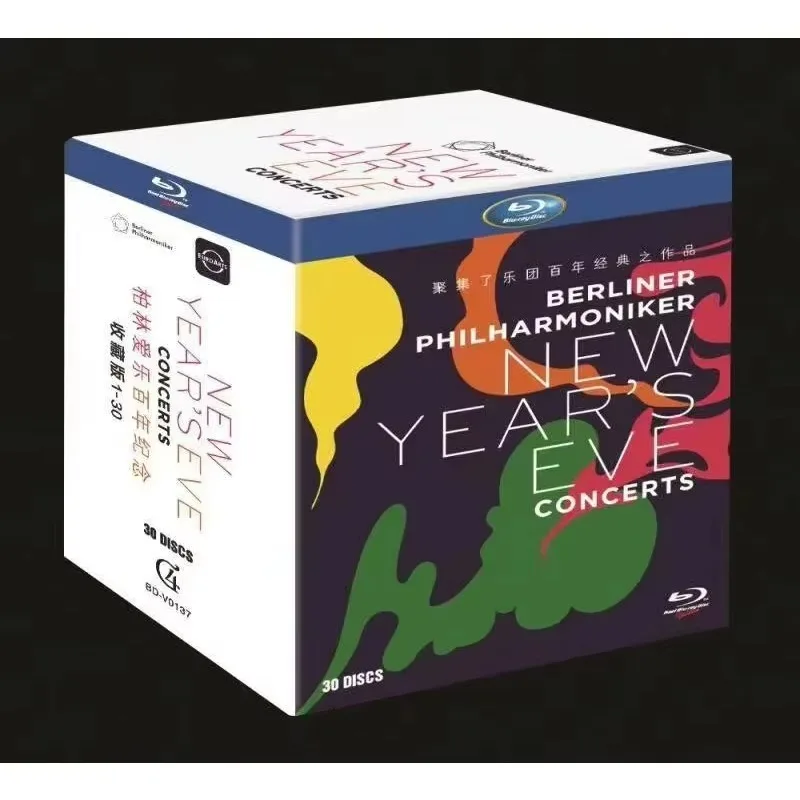New BD Blu-ray High-Definition Berlin Philharmonic Centenary Edition Vol 1–30 30-Disc Set Original Soundtrack