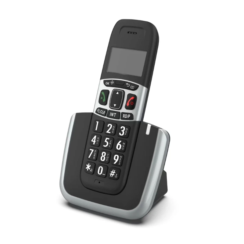 Cordless Phone Low Radiation with Answering Machine CallerID Display and Call Waiting for Business Office or Home Use