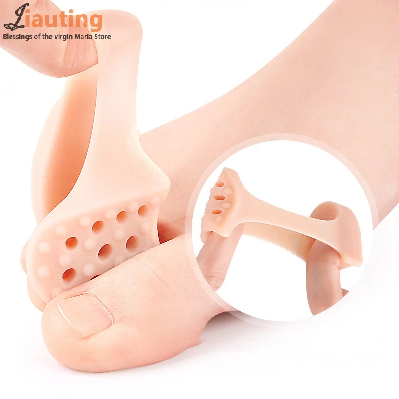 SEBS Thickened Single Hole Toe Splitter Toe Valgus Correction Bigfoot Overlapping Toe Separation Clip Soft Clamp Foot Separator