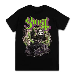 2022 Ghosts Hard Rock Skull Printed Men's T-shirt Summer Classic Casual O Neck Short Sleeve Fashion Loose Tee Shirt