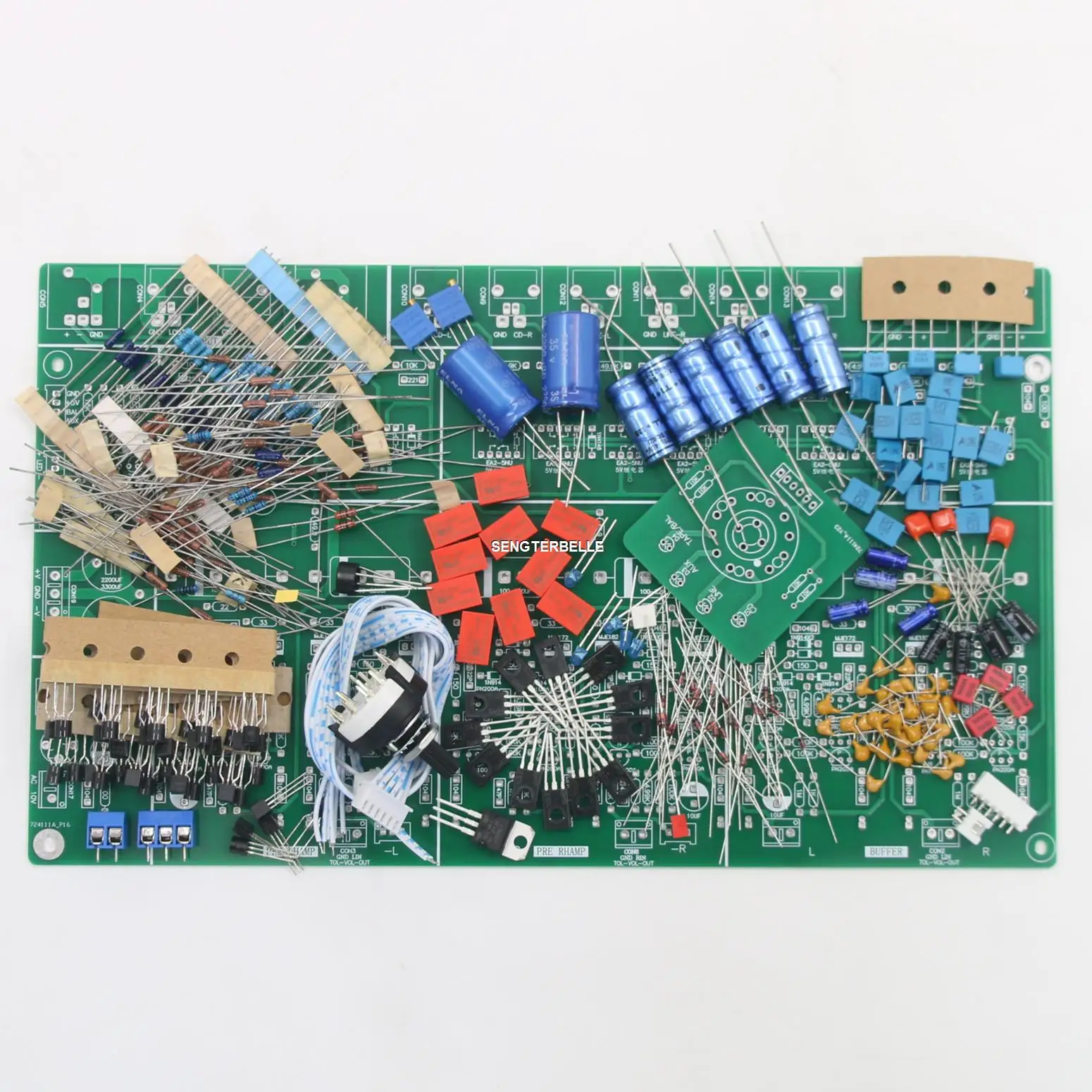 HiFi BRYSTON BP26 Fully Balanced Preamp Kit Relay Preamplifier Board With 4 Ways Input