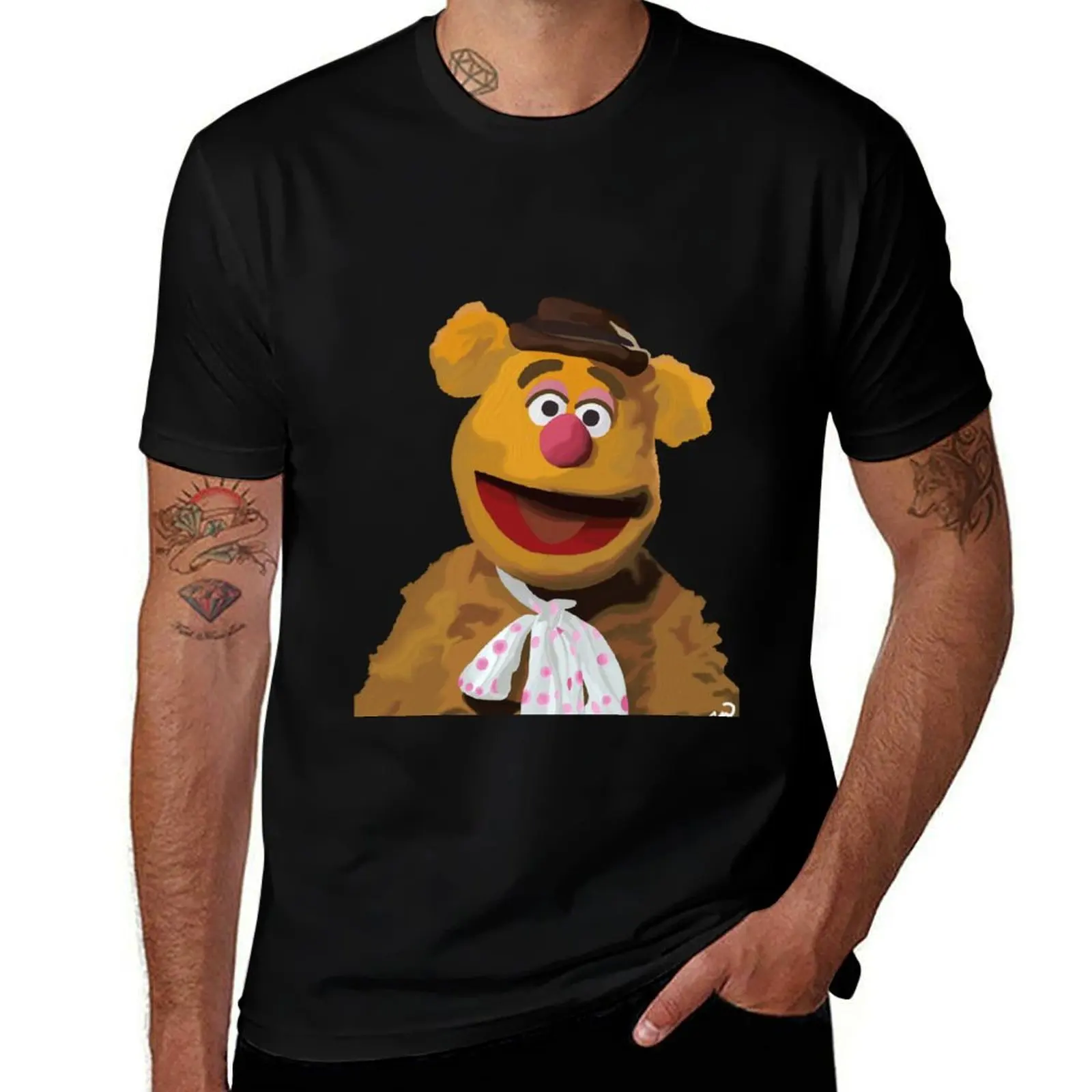 Fozzie Bear Painting (version 1/2 - no background) T-Shirt t shirt man designer t shirt custom print man t shirts cotton T-Shirt