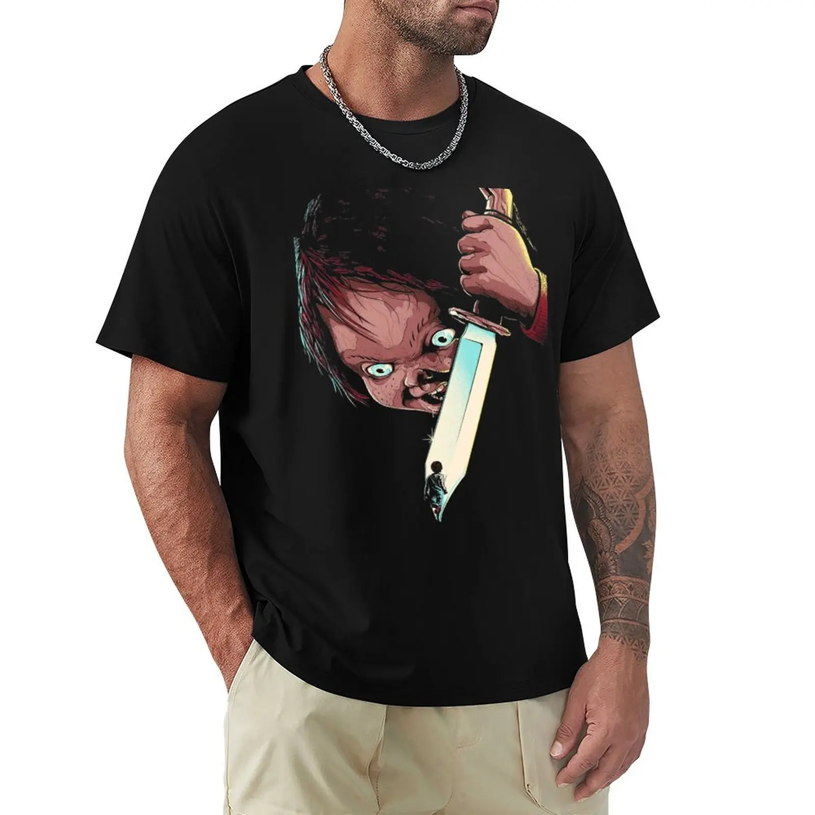 

Chucky T-Shirt topping sweat man t shirt mens tall t shirts