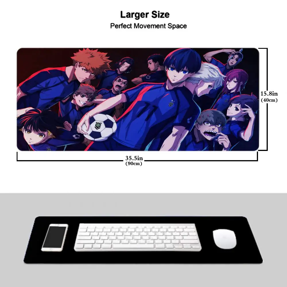 BLUELOCK Mouse Pad Mouse Pad Extended Gaming Keyboard Mats Large 90x40cm XXL Gamer Mousepad