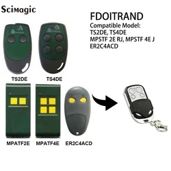 Remote Control For FDOITRAND TS2DE TS4DE MPSTF2E MPSTF4E ER2C4ACD Garage Door Hand Transmitter 433.92MHz Fixed Code