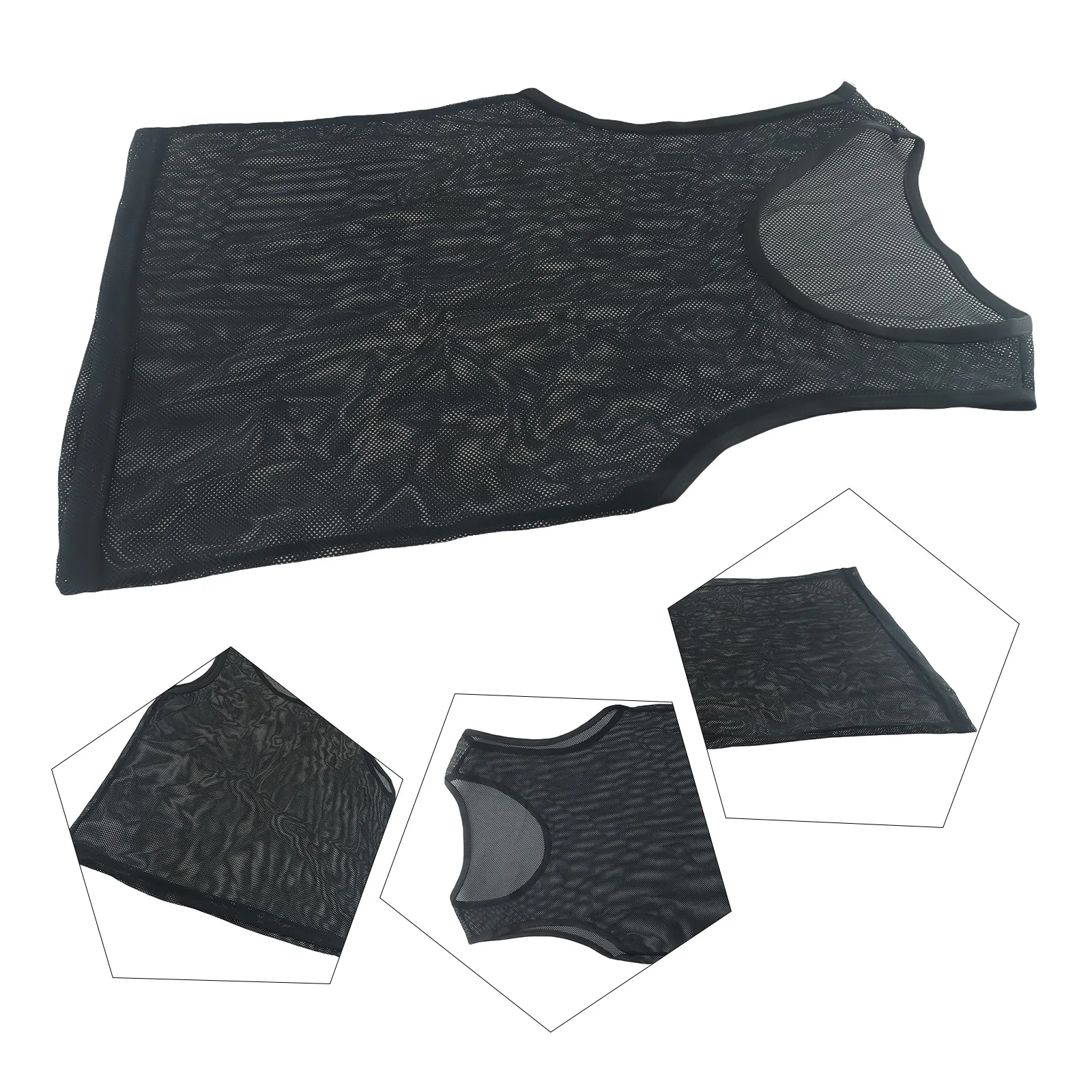 Rompi Latihan Jersey Tim Sepak Bola Untuk Olahraga Remaja Model Longgar Bahan Mesh Ukuran 40*56cm Basket Cepat Kering