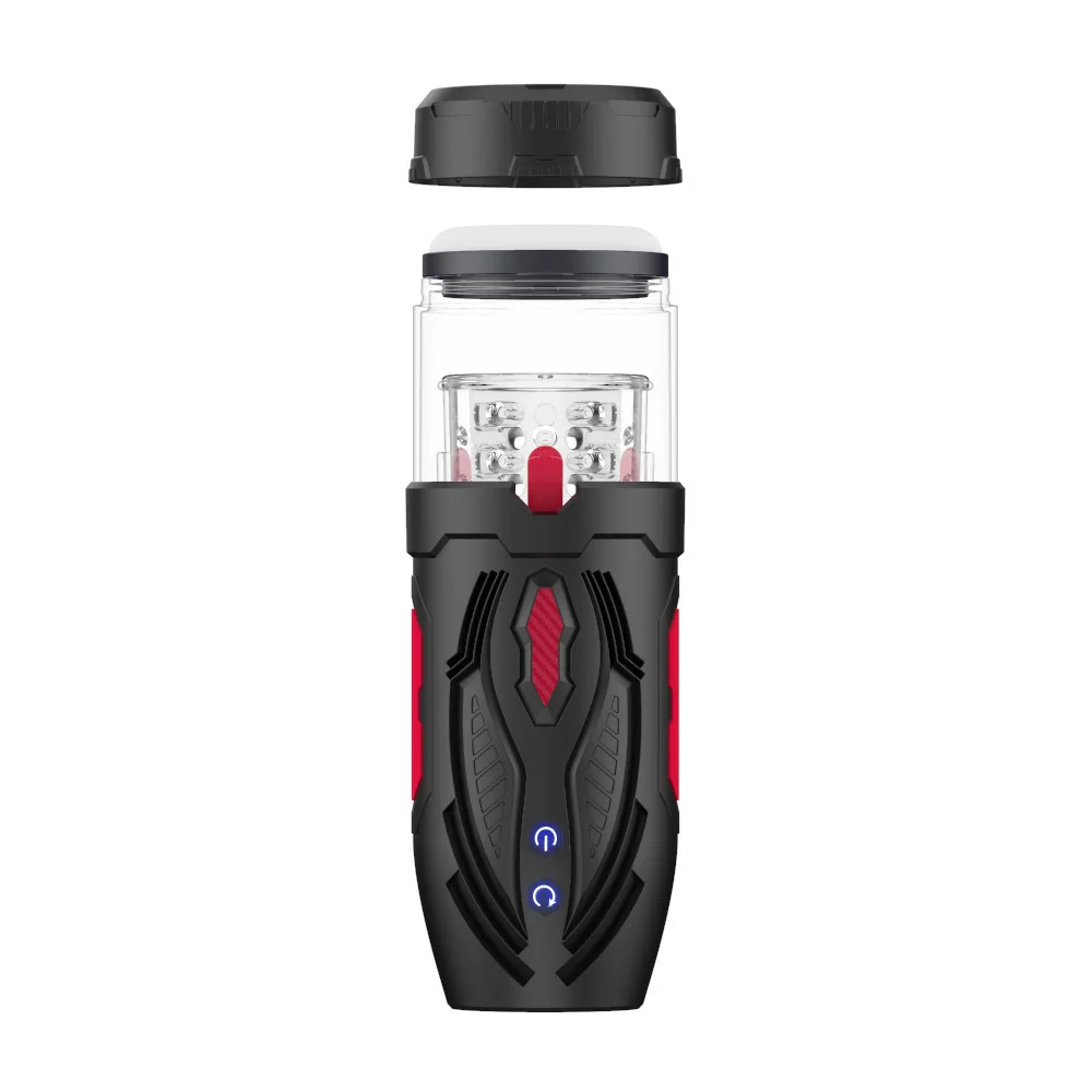 Ashiya Armored Warrior Rotating Telescopic Vibration Hands Free Airplane Cup Male Charging Masturbator Adult Sexual Products