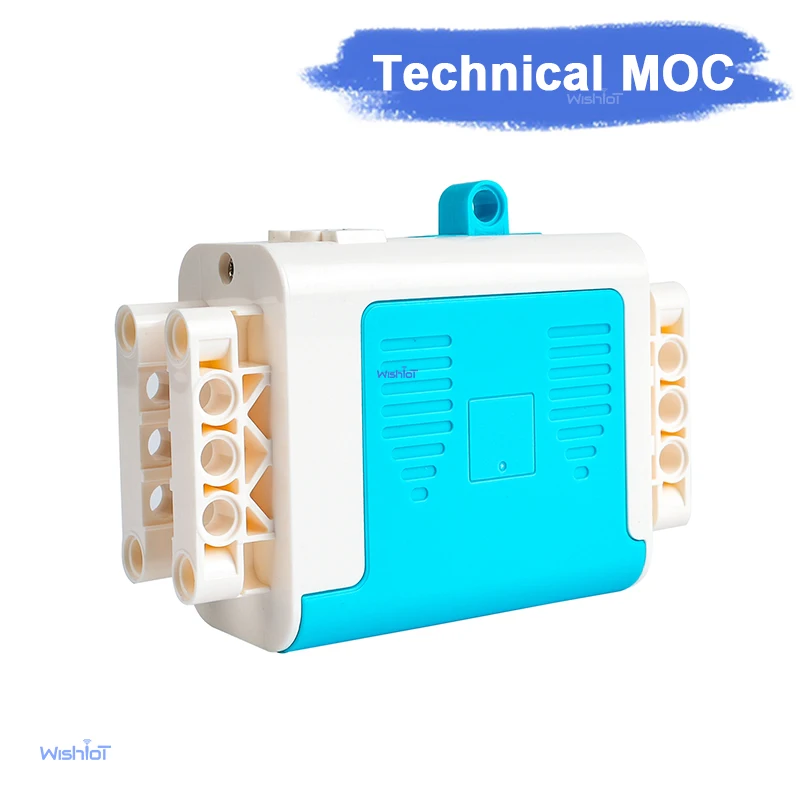 Peças Técnicas para Blocos de Montar: Caixa de Bateria AA MOC Tecnologia PF para Carro Robô Compatível com Blocos de Todas as Marcas