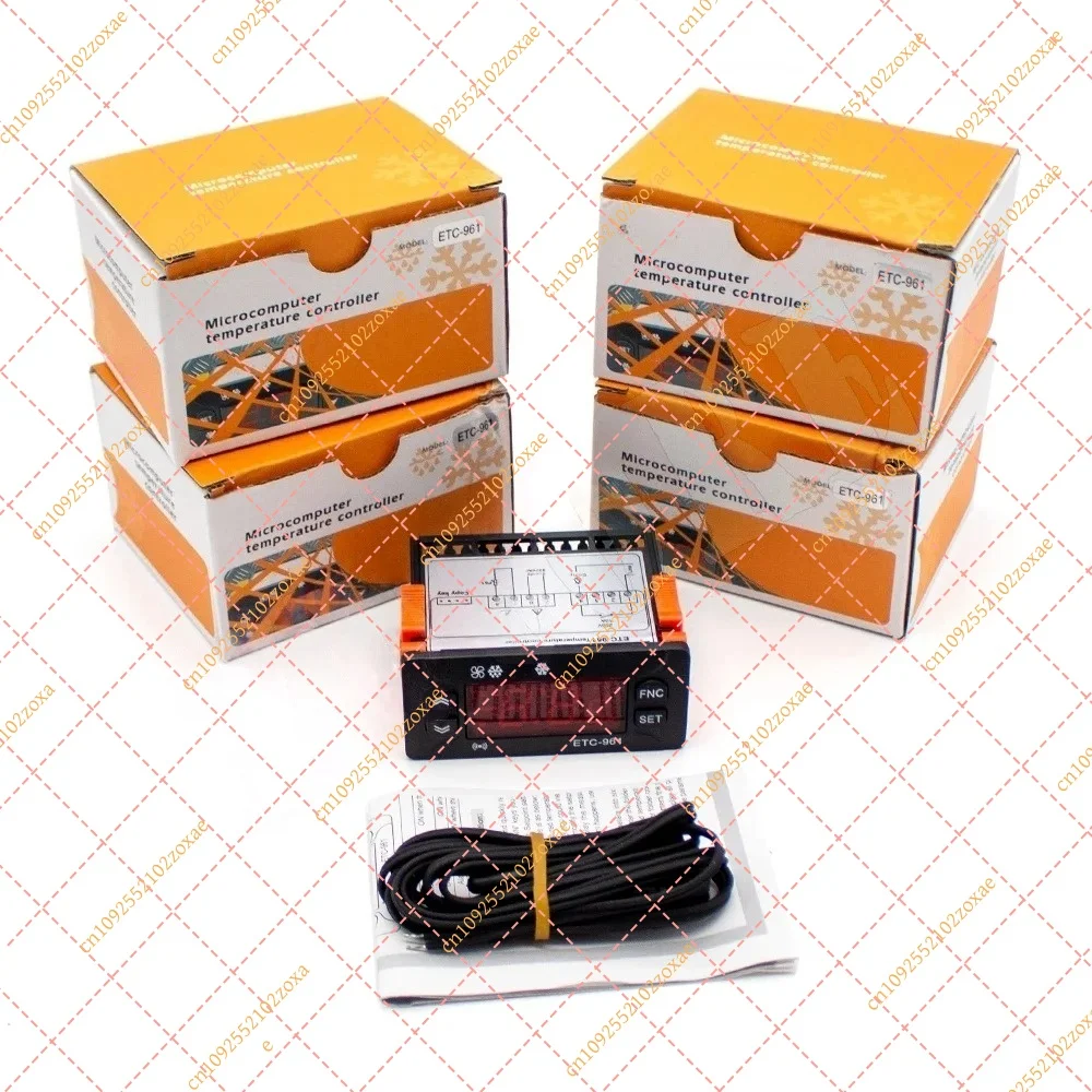 LF 5Pcs Digital Temperature Controller with NTC Sensor, Microcomputer Thermostat for Refrigeration, Heating, Cooling Alarm Syste