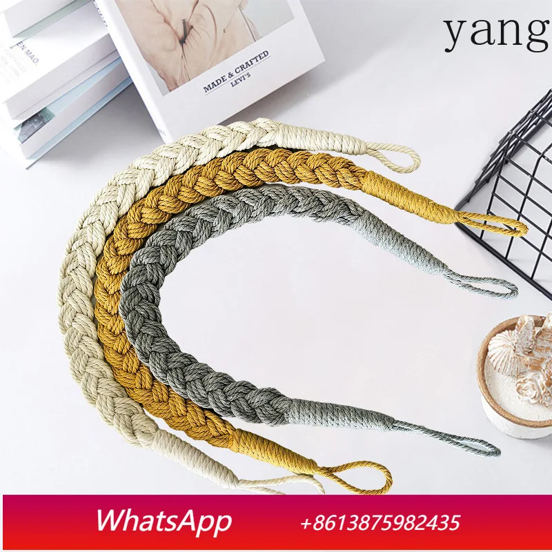 

CX hand-woven cotton rope, simple curtain strap, gauze curtain door curtain fixed binding rope, closed strap