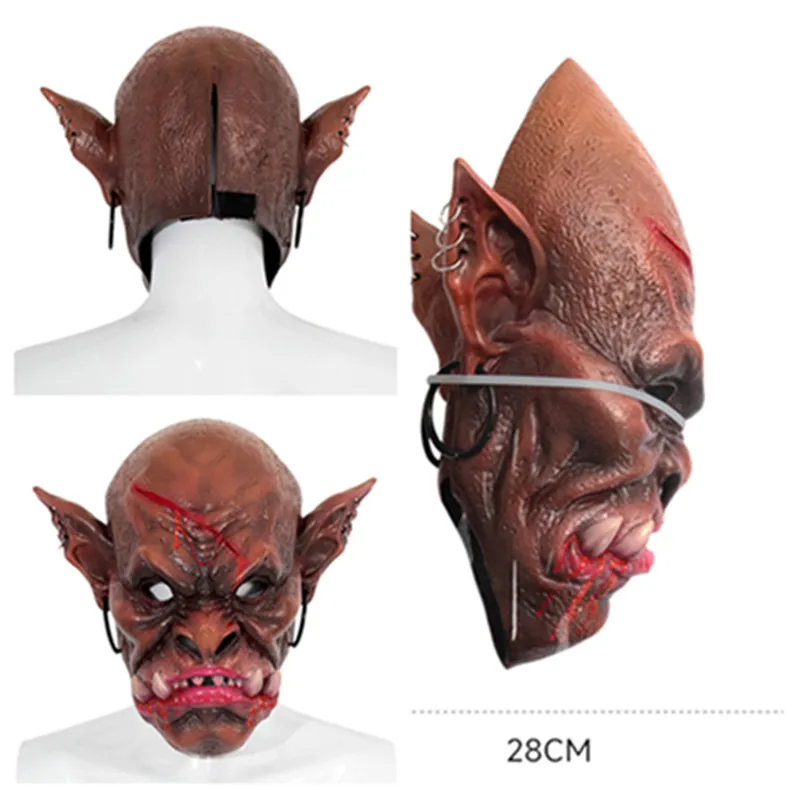 

Маска призрака Fantasia для взрослых, маски для косплея, шлем, маскарад, маскировка на Хэллоуин, карнавальный костюм, аксессуары, головные уборы, реквизит