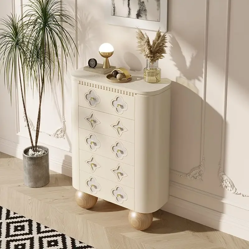 

Luxury Cupboard Cream Shoe Cabinet Wooden Nordic Storage Living Room Shoe Rack Fashion Entryway Service Gabinete Salon Furniture